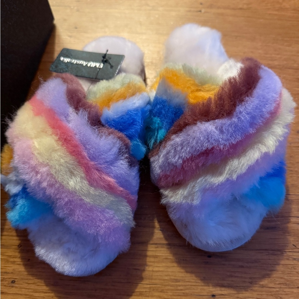 Emu Mayberry Rainbow Slippers - Multi-Color